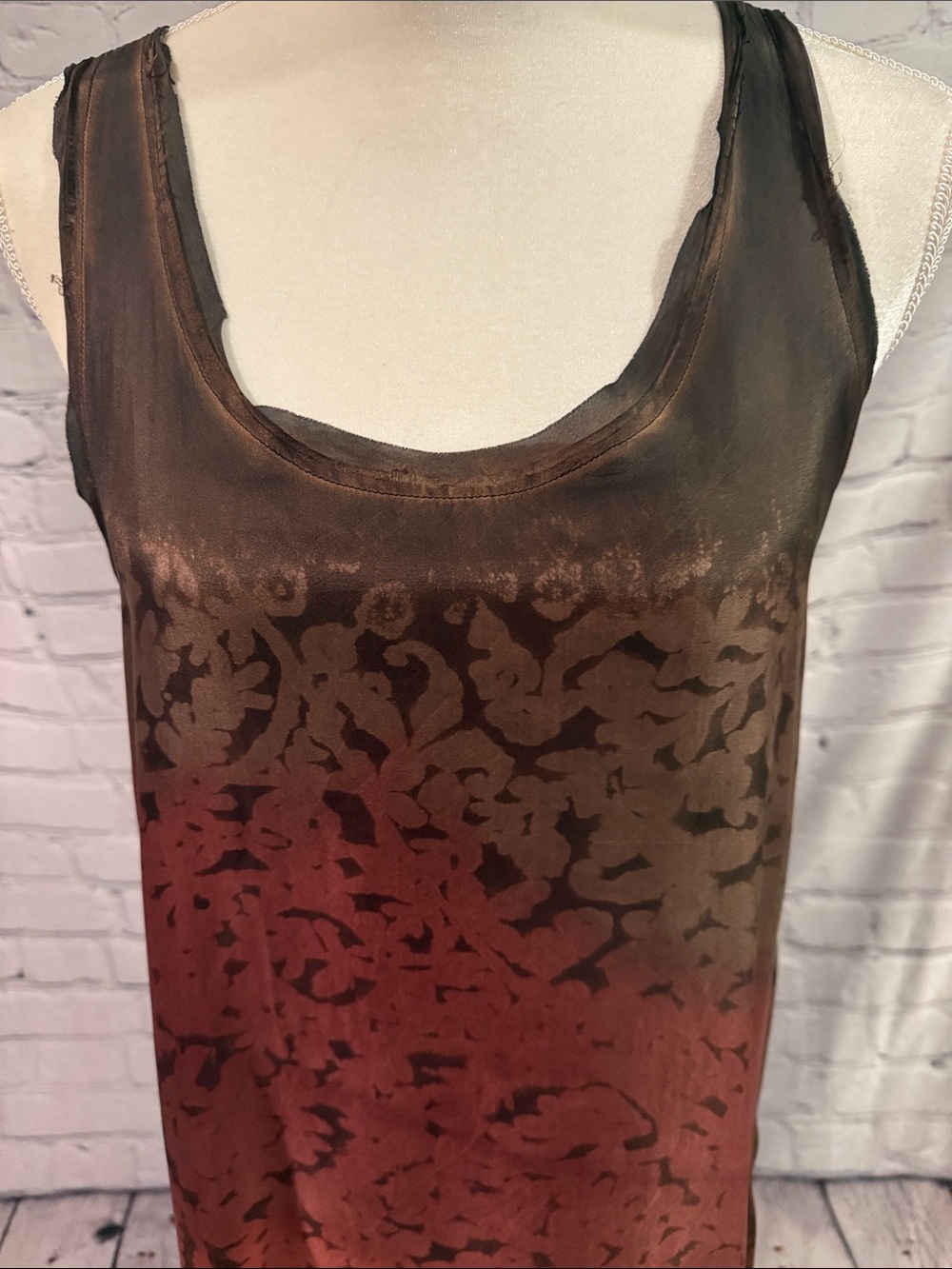 Marika Charles Hand-dyed Sleeveless Maxi Dress - Picture 2 of 5